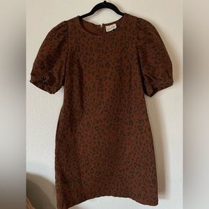 Leopard Brown and Black dress